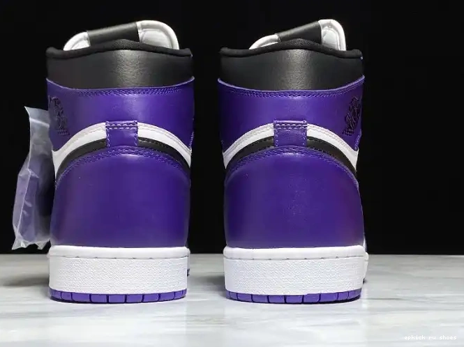 Cheap 1 Jordan Court Purple 555088-500 Air High OG 0607